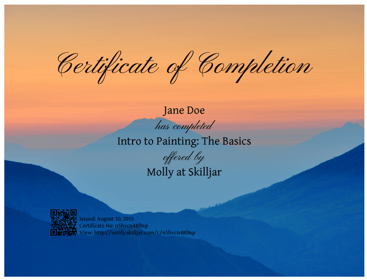 Skilljar_Certificate_example